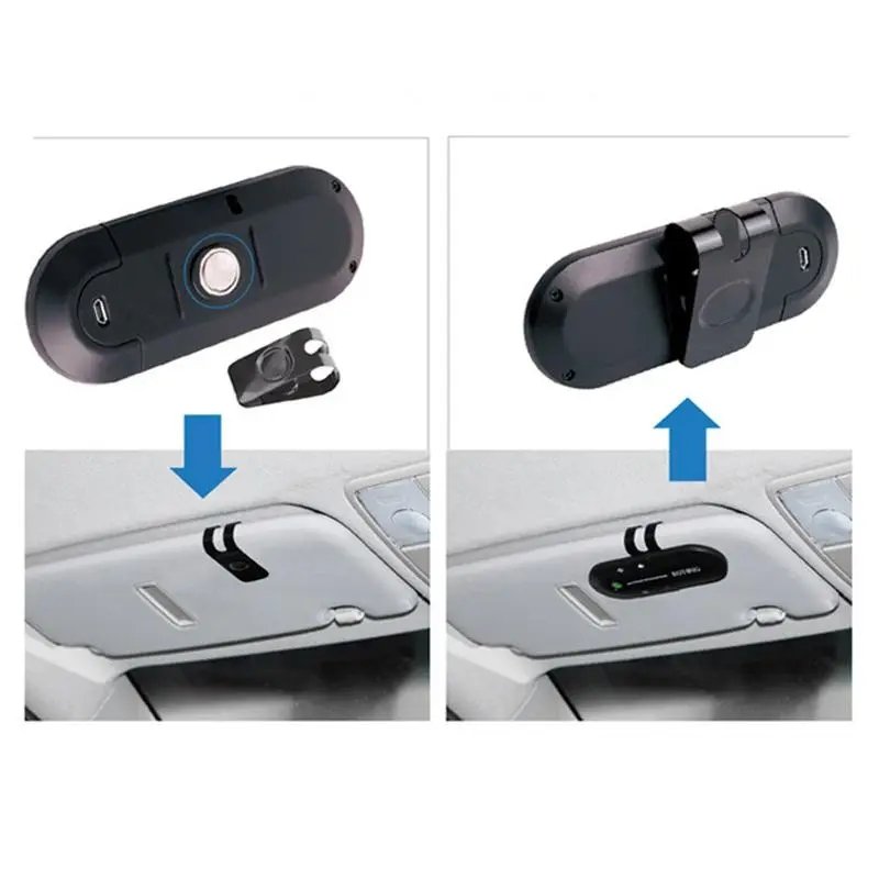 Handsfree BT Car Kit FM Wireless Parlantes Blue Tooth Speaker Car MP3 Player Clip Speakerphone Car Charger